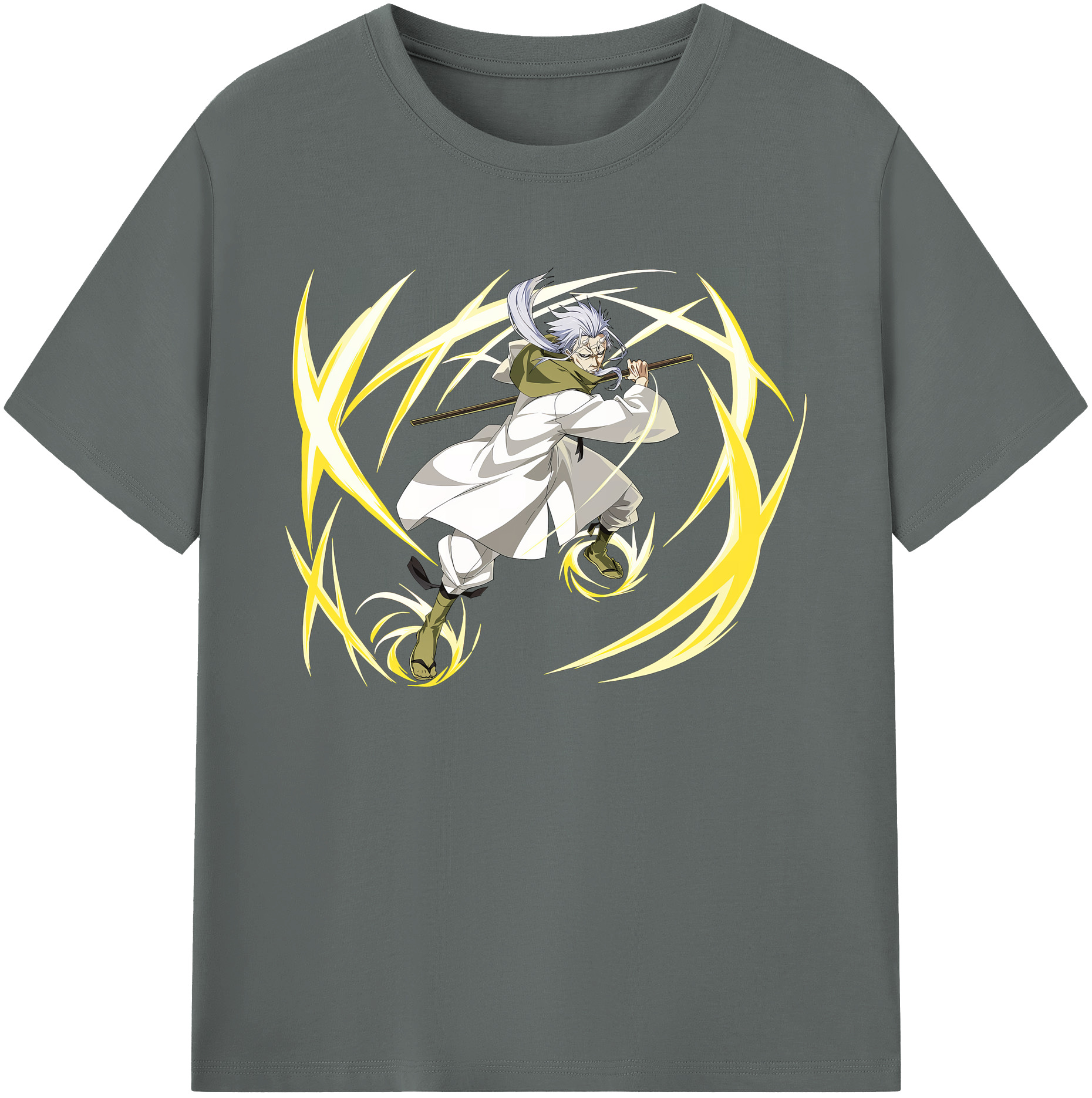 （画像用） 転スラ Regarding Reincarnated to Slime 綿100％ メンズ半袖Tシャツ｜肌触りやわらか＆通気性
